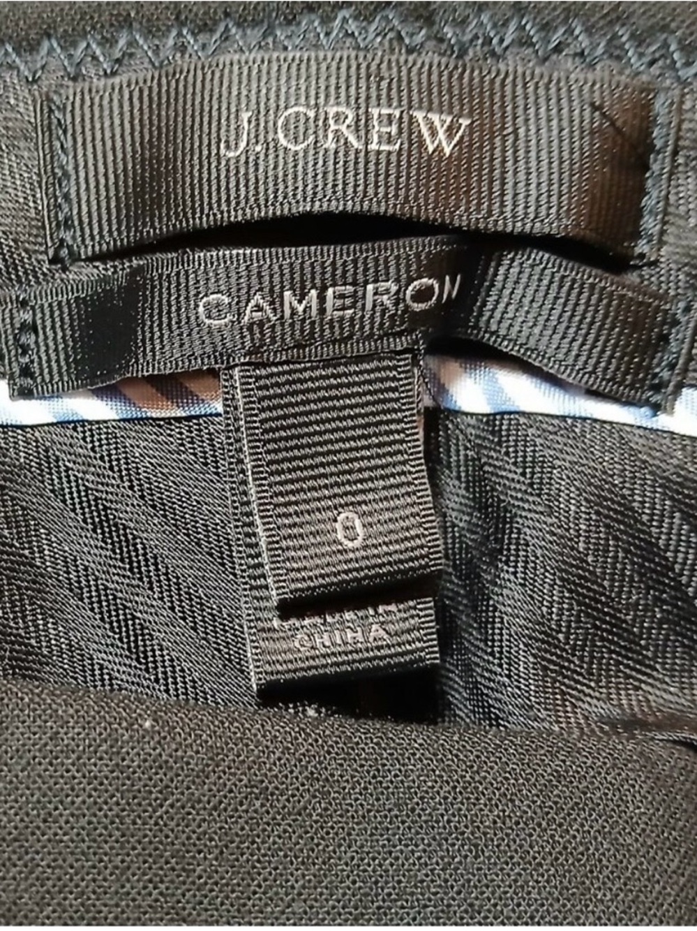 J. CREW Cameron 4-Season Stretch Black Dress Pants - Like New - Picture 6 of 6